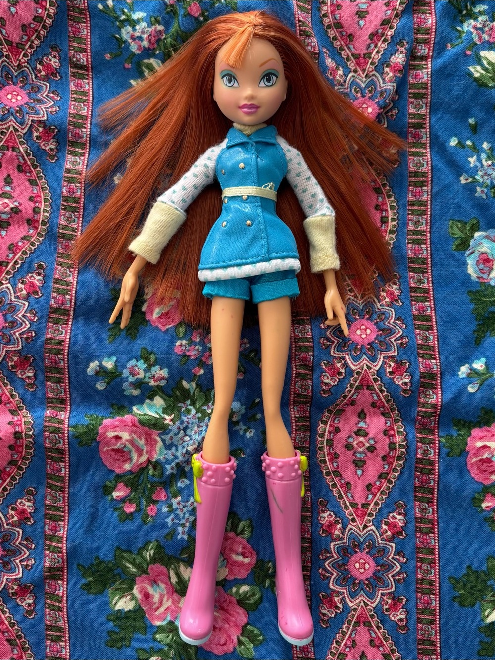 Winx Club Bloom Umbrella Doll Mattel Rainbow 2007 READ
